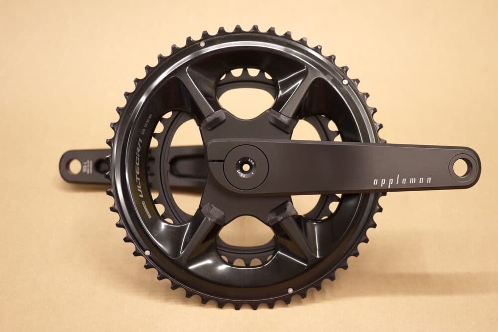 Appleman 2XR Crankset with Shimano Ultegra chainrings