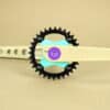 Appleman 2XR Crankset in sand, turquoise and purple colors