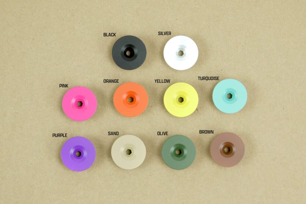 Appleman 2xr spindle bolts showing all colors