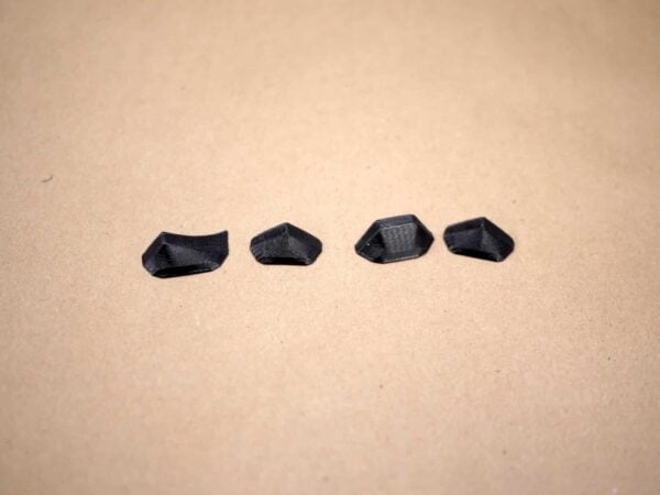 Spider-Wing-Dings-P1100144 Wing dings. Fills the gap between spider and chainrings on shimano