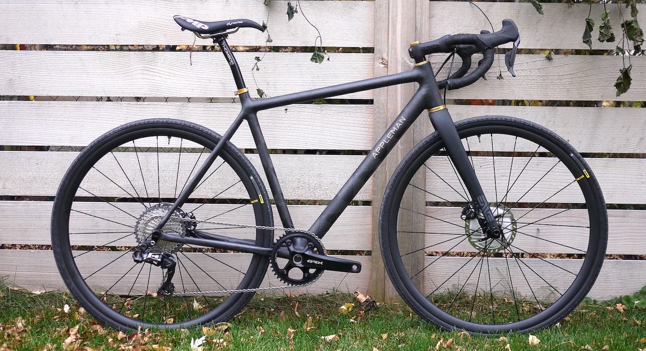 Appleman Bicycles custom carbon fiber gravel bike