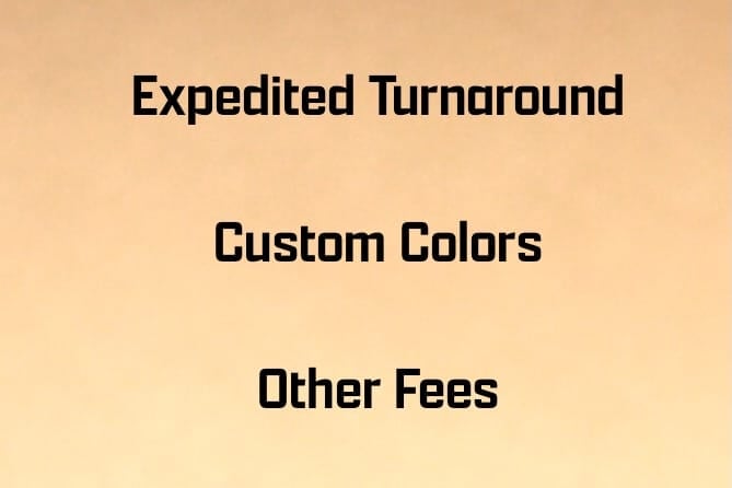 Fees, upgrades, expedited service for cranks
