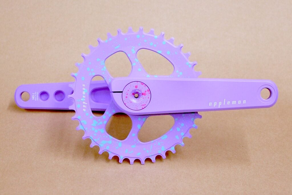 2xr crankset in lavender purple